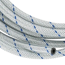 cyclingcolors Petrol Hose Steel Flex 8 mm x 13 mm Rubber Reinforced Fuel Hose Steel Metal Motorcycle Tractor Car Lawn Mower Car Brush Cutter (Length 1 m)