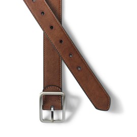 Lands' End School Uniform Kids Reversible Belt Brown/black