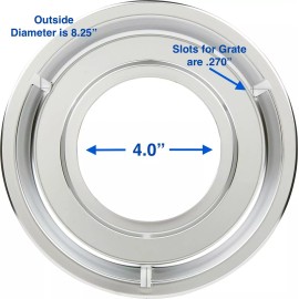 Tappan, Frigidaire 5303131115, 540T014P01, RGP 300 Round Range Stove Gas Pan for Frigidaire Tappan