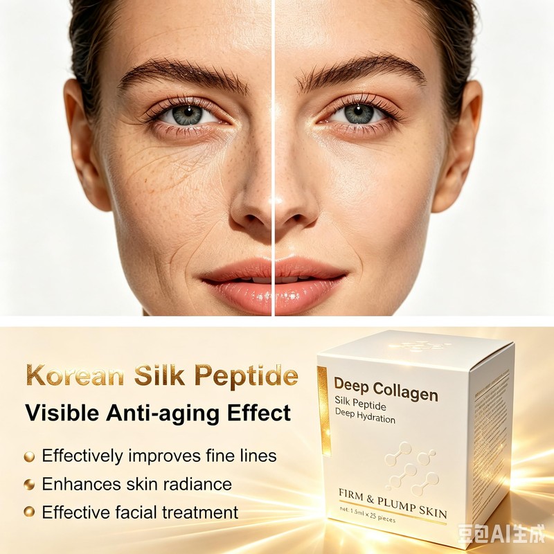 Silk Peptide Collagen Serum,used for Anti Aging Multi Peptide Face