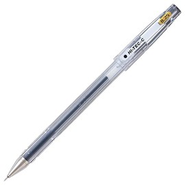 Pilot Gel Ballpoint Pen, Hi-Tec-C 025, Ultra Fine, Black (LH-20C25-B)