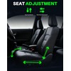 Dacall Driver/Passenger Side Power Seat Adjustment Switch Fit for Ford