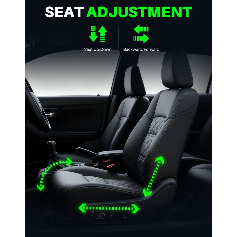 Dacall Driver/Passenger Side Power Seat Adjustment Switch Fit for Ford