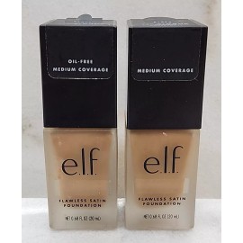 e.l.f. 2 - e.l.f. Flawless Satin Finish Foundation #81378 Almond, neutral Under Tones..