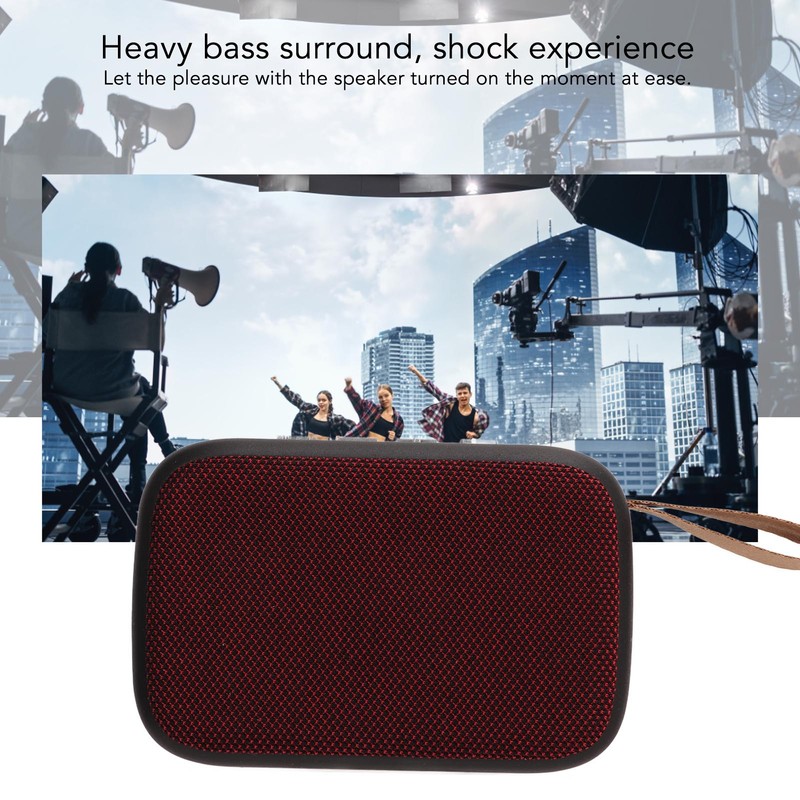 Wireless Bluetooth Speaker Plastic and Fabric Rechargeable 300mah Portable Wireless