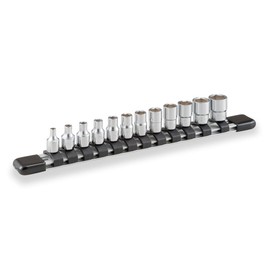 TONE Socket Set (Hexagonal with Holder) HSB212 Insertion Angle 0.25 inch (6.35 mm) (1/4 inch) Insertion 12 Pieces