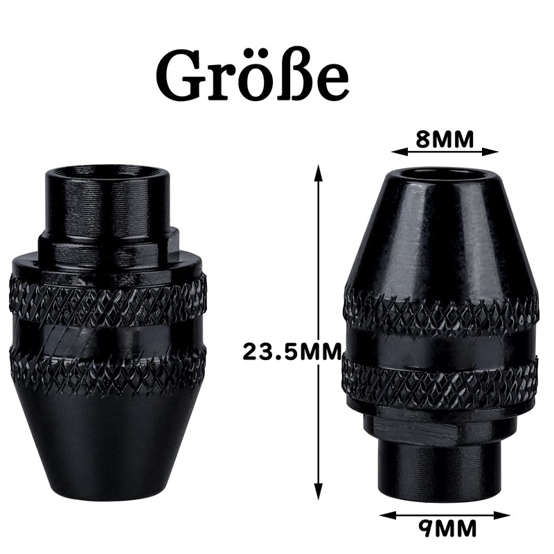 Bestgle Drill chuck 2 pieces 4486 keyless drill chuck accessory