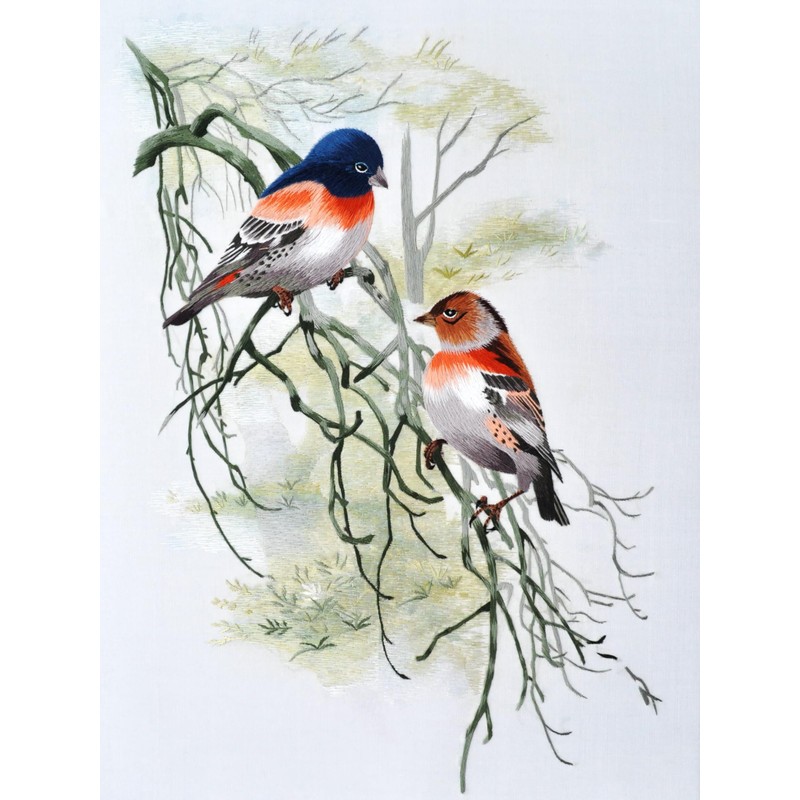 MINGGUXIUYI Natural 100% Silk Thread, Handmade Embroidery Thread, Silk Embroidery