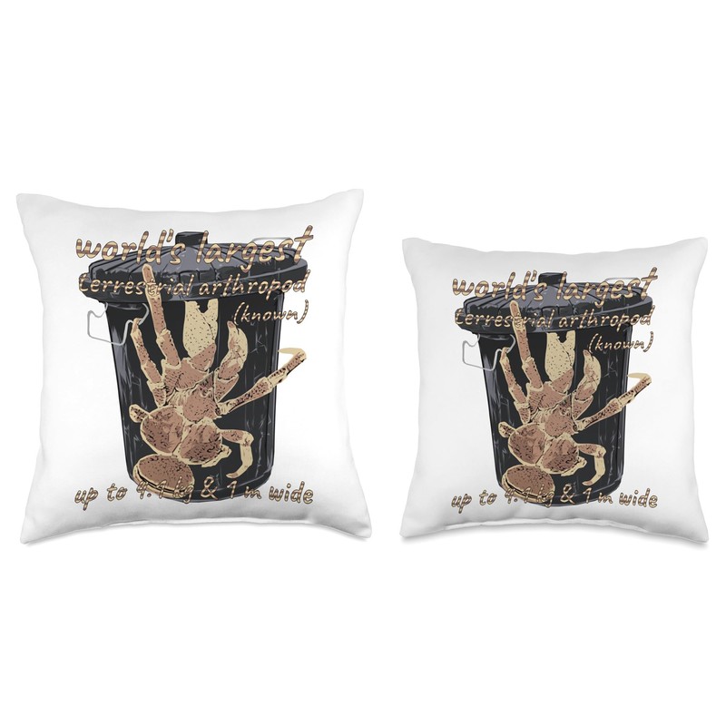 Coconut Crab Throw Pillow
