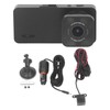 Dash Camera Triple Lens Rotatable HD1080P Night Vision 2in ISP