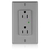 Leviton 15-Amp, 125-Volt, Decora Plus Duplex Receptacle, Straight Blade, Industrial