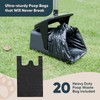 Ulugt Stainless Steel Dog Pooper Scooper,40" Long Handle Swivel Bin