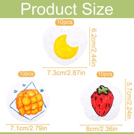 30pcs Magic Foam Texture Paper Painting Kit, 3D Drawing Art Canvas Sponge Puffy Cellulose Texture Sheets DIY Art Supplies for Kids School Home Crafts Creative Projects (Round, Flower & Heart)