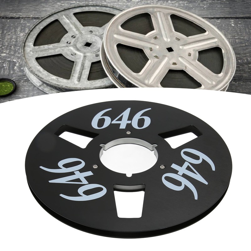 1/4 10in Take Up Reel 3 Holes Open Reel Aluminum