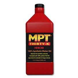 MPT Industries MPT227 0W/30 Hi-Performance Fully Synthetic Motor Oil - 1 Quart Bottle