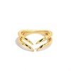 TOLLI Gold Claw Thumb Ring | Sterling Silver | Open