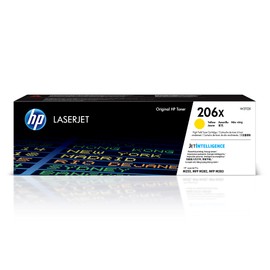 HP 206X Yellow High-Yield Toner Cartridge | Works with Color LaserJet Pro M255, MFP M282, M283 Series | W2112X