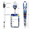 BKBKAAK Blue Badge Holder with Lanyard, Retractable Reel and Heavy