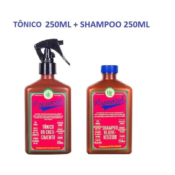 Kit Lola Cosmetics Rapunzel Shampoo + Tonic 2x250ml/2x8.45 fl.oz