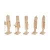 Unfinished Paintable Wood Nutcrackers