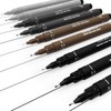 Uni Pin Fineliner Drawing Pen - Sketching Set - Black,