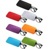 Frienda 7 Pack Soft Eyeglass Cases Reading Felt Glasses Case