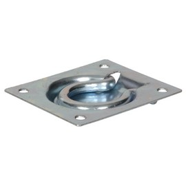 The Hillman Group 851378 3 x 3-1/2-Inch Flush Trap Door Ring, Zinc Plated