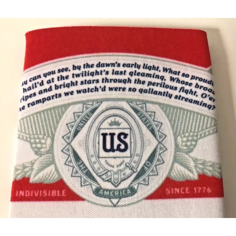 Budweiser America Logo Beer Koozie - Fits 16 oz Aluminum
