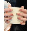 BIBII Nails Handmade False Nails, 10 Pieces, 3D Nails, Medium