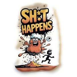 Stuff Happens Stoma Bag Pouch | Humorous Ostomy Cover for Colostomy, Ileostomy & Urostomy | Soft & Stretchy for Comfort, Discretion & Style