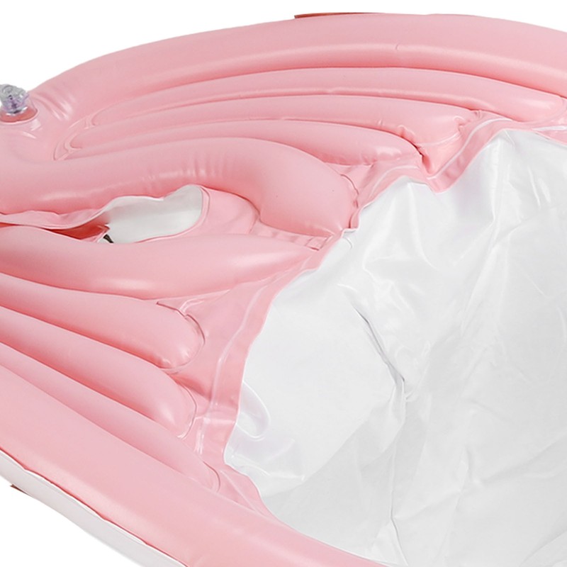 Inflatable Shampoo Bowl Foldable Hair Washing Sink with Detachable Drain