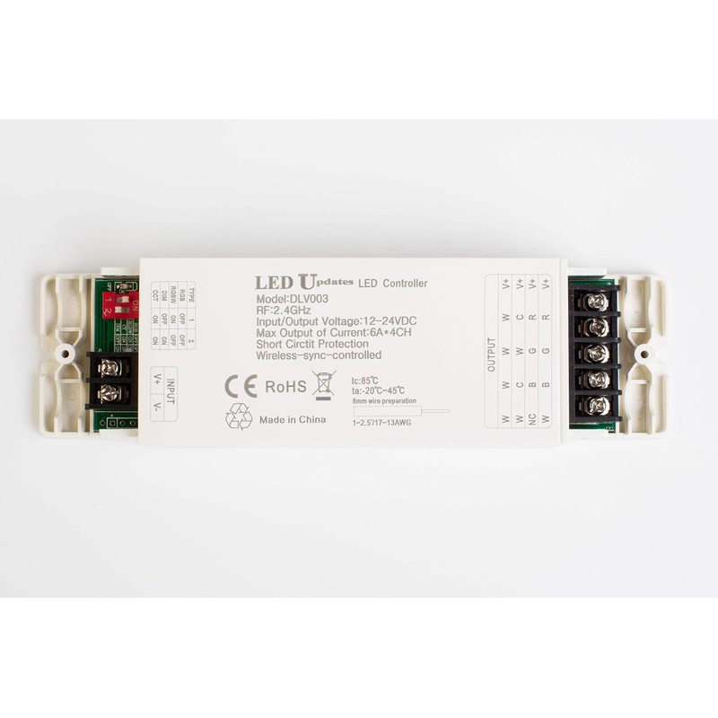 LEDUPDATES RGB, RGBW LED Light Controller, CCT Dual Color, Single