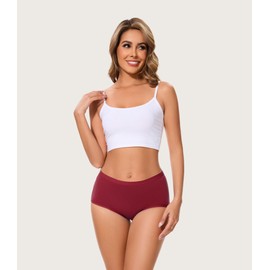 Bobelle Wear Incontinence Underwear for Women 100ml Heavy Flow Leak Proof Panties High Waisted Cotton Period Washable 3 Pack (Multicolor02, Medium)