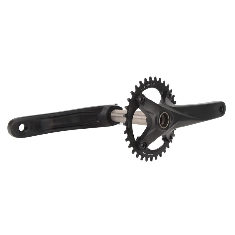 Mountain Bike Crank Arm Set Hollow One Piece Positive Negative