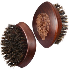 BESTOOL Hair Brush, Beard Brush with Boar Bristles, Medium to Thick Beard Thickness, Beech Wood, Boar Bristles Brush for Daily Beard Care, Beard Brush for Men Travel