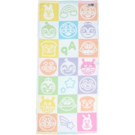 Nasto Corporation 2885022 No-twist Gauze Face Towel, Anpanman 13.4 x 29.5 inches (34 x 75 cm)