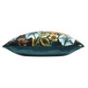 Evans Lichfield Midnight Garden Aquilegia Cushion Cover, Teal, 43 x
