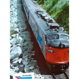 LOS ANGELES CAILFORNIA amazing VINTAGE PHOTO POST CARD AMTRAK  LOS ANGELES CALIFORNIA