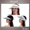 ONE LIMITATION CPA152 Women's Visor, Sun Visor, Hat, Checked, Logo,