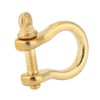 Atyhao 2Pcs Shackle Locks, Brass Horseshoe Buckles U Shaped Hook