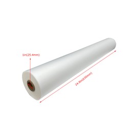 WYDDDARY 1 Roll 656' x 24.8" Matte Hot Roll Laminating Film for Paper and Photo Laminating, BOPP Thermal Laminating Film