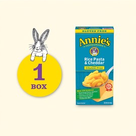 Annie's Gluten Free Macaroni and Cheese, Rice Pasta & Cheddar, 6 oz