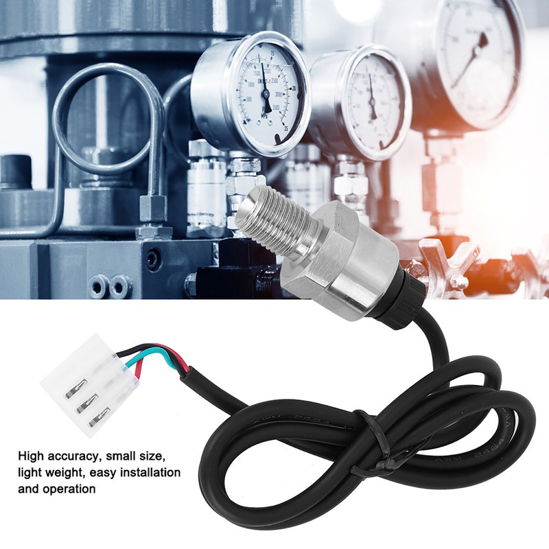 Pressure Transmitter Sensor Air/Water Compressors Industrial Equipment G1/4 DC5V 0‑0.8Mpa