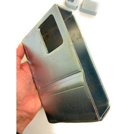 Weld on Shipping Container Lockbox with Keyed Padlock - Storage Security - Securely Lock Container from Theft and Loss - Lock Box 100% Steel - Heavy and Strong - Foghorn Construction