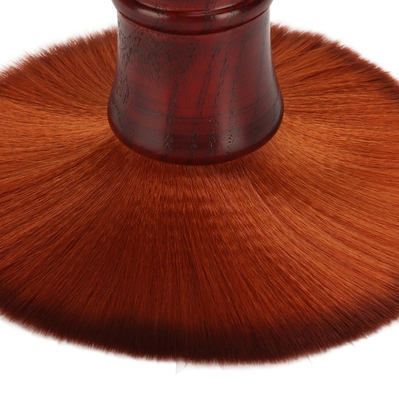 Men Beard Brush Soft Nylon Hair Wooden Handle Beard Grooming