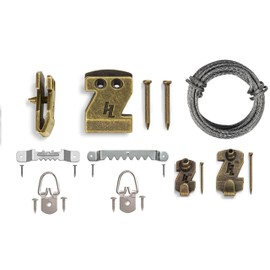 HangZ Professional Hanging Kit Picture 10lb-30lb 11103 Perfect for Multiple Hanging Options with Picture Frames, Mirrors and Canvas.