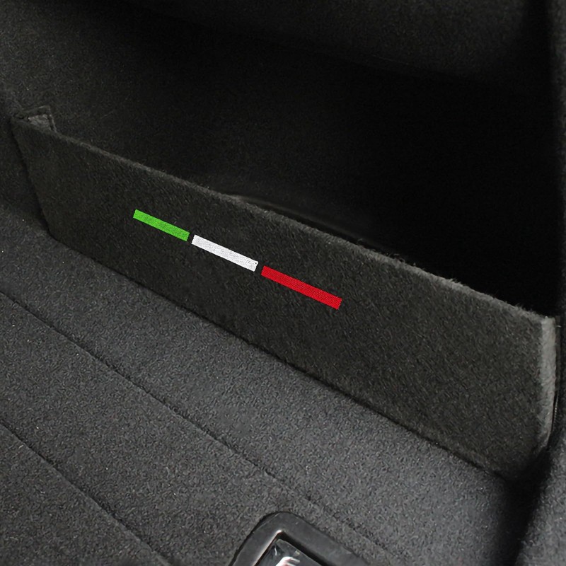 Car Rear Trunk Organizer Side Divider Board Sticker fits for