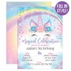 YME Unicorn Birthday Invitation Rainbow Unicorn Party Invite 20 Fill