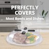 HOVER COVER Hover Cover Magnetic Splatter Cover, 12-Inch Clear BPA-Free