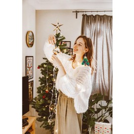 Green Christmas Tree Bell Earrings Christmas Bell Bowknot Dangle Earrings Xmas Bow Wreath Earrings New Year Festive Gift for Women Teen Girls (Green)